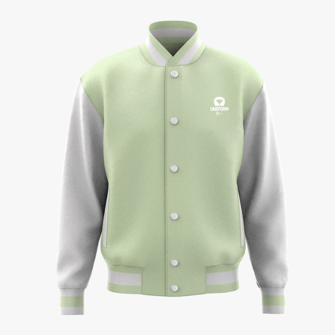 Uniform Xpert Custom Varsity Jackets, made with premium materials. Customize for teams, schools, or personal use. Available in various colors and sizes. Stylish, durable, and comfortable.