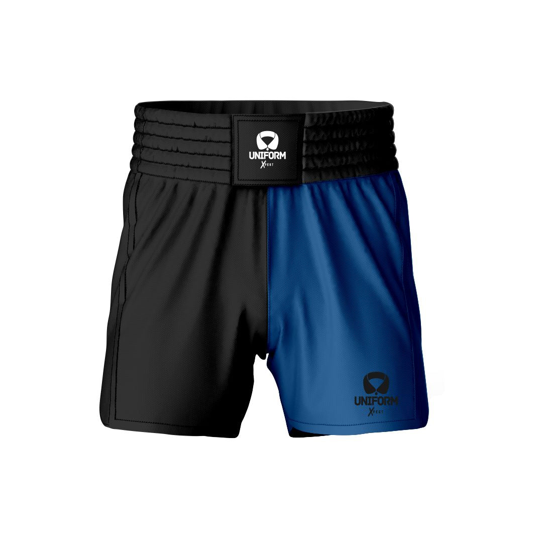 Blue MMA Shorts: Elevate your training with our sleek blue MMA shorts. Crafted for durability and flexibility, these shorts provide exceptional comfort and freedom of movement during intense workouts. Stand out in the gym with our premium blue design. Keywords: blue MMA shorts, mixed martial arts shorts, training gear, athletic shorts