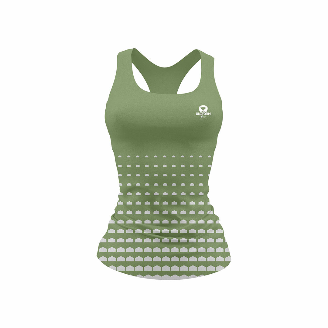 Green Women's Netball Uniform: Enhance your game with our vibrant green netball uniform for women. This set includes a breathable jersey and matching shorts, designed for agility and comfort on the court. Dominate your matches with our premium set. Keywords: green women's netball uniform, netball jersey, netball shorts