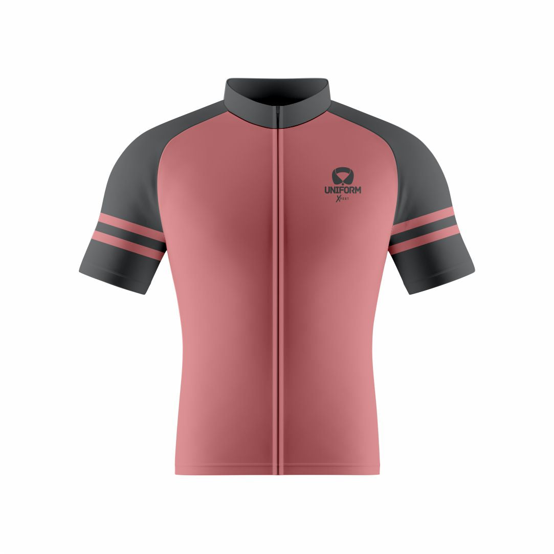 Pink Cycling Uniform: This vibrant pink cycling set includes a breathable jersey and shorts. Designed for road and mountain biking, it offers comfort, performance, and an aerodynamic fit. Perfect for cyclists who want to ride with style and make a colorful statement on the road. Keywords: pink cycling uniform, cycling jersey, cycling shorts, road biking, mountain biking, professional cycling, cycling kit, cycling apparel, cycling gear, biking clothes, cycling outfit