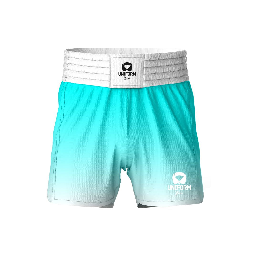 Sky Blue MMA Shorts: Elevate your training with our refreshing sky blue MMA shorts. Crafted for durability and flexibility, these shorts offer exceptional comfort and freedom of movement during intense workouts. Stand out in the gym with our premium sky blue design. Keywords: sky blue MMA shorts, mixed martial arts shorts, training gear, athletic shorts