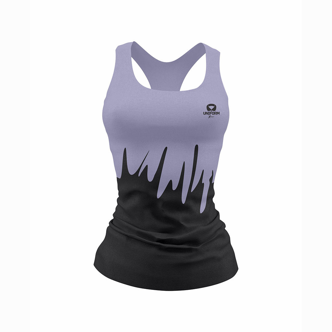 Light Purple Women's Netball Uniform: Stand out on the court with our elegant light purple netball uniform for women. This set features a breathable jersey and matching shorts, designed for agility and comfort during gameplay. Play with confidence and style in our premium set. Keywords: light purple women's netball uniform, netball jersey, netball shorts