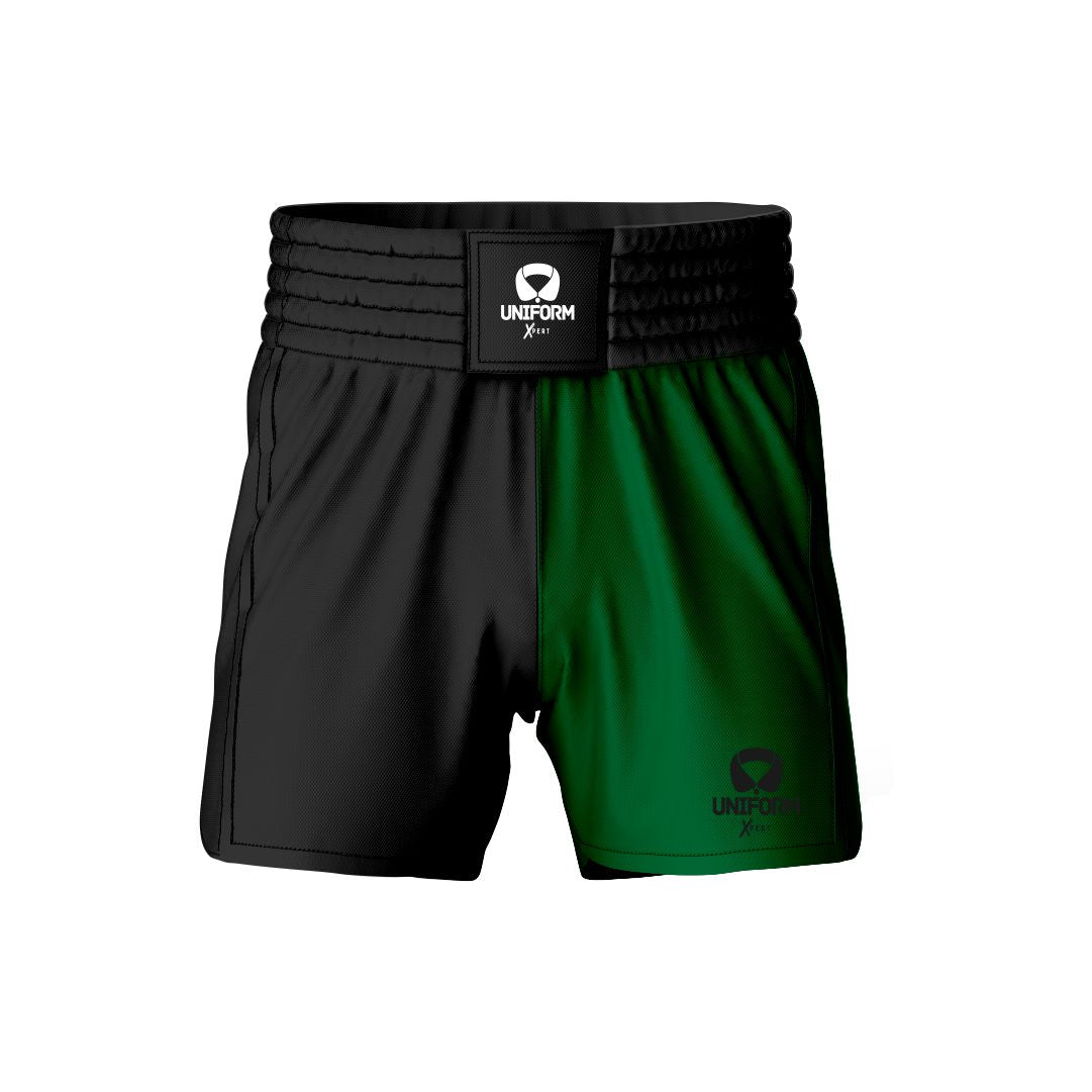 Green MMA Shorts: Power up your training with our vibrant green MMA shorts. Crafted for durability and flexibility, these shorts provide exceptional comfort and freedom of movement during intense workouts. Make a statement in the gym with our premium green design. Keywords: green MMA shorts, mixed martial arts shorts, training gear, athletic shorts