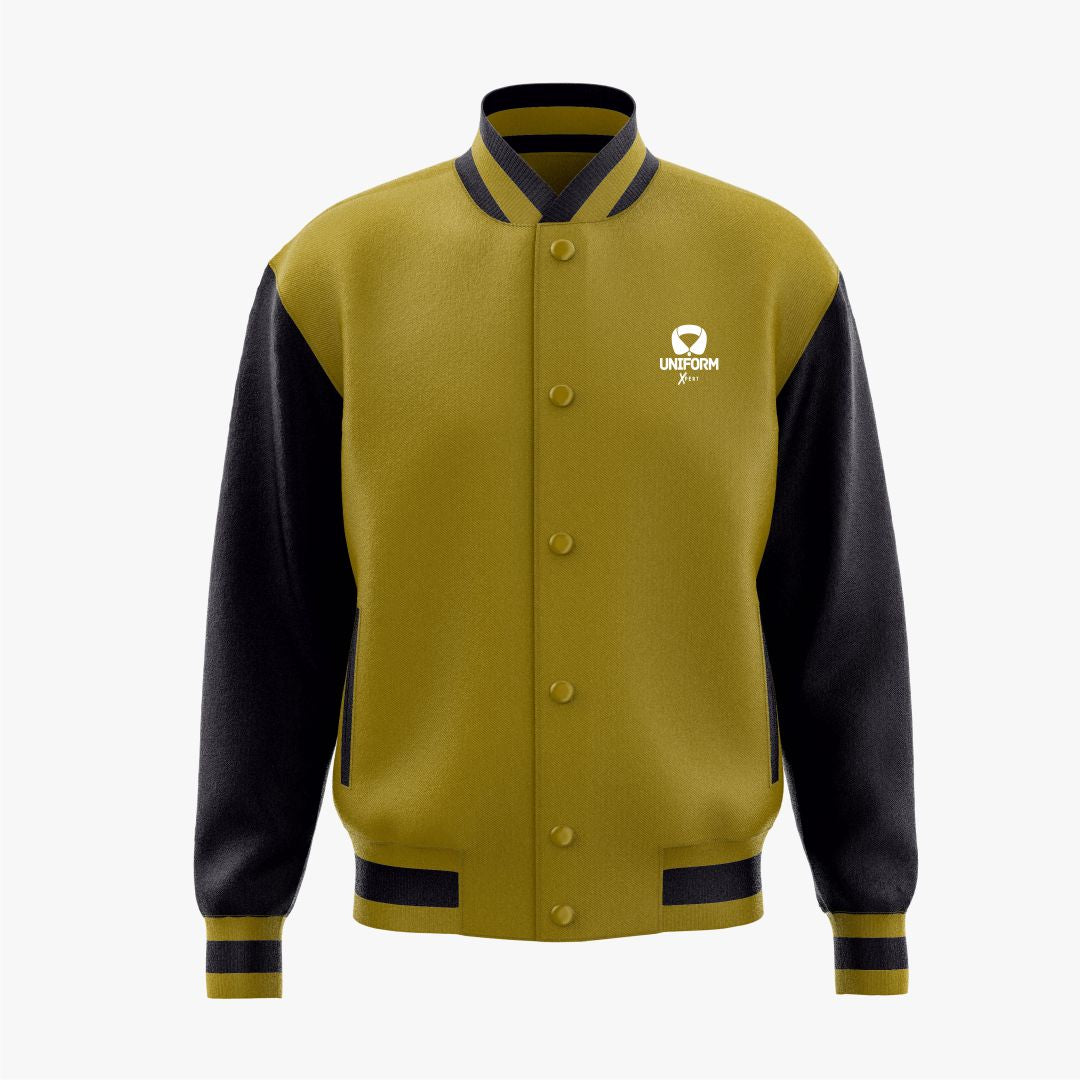 Uniform Xpert Custom Varsity Jackets, made from premium materials, available in various colors and sizes. Personalize with your own designs for teams, schools, or individual style. Durable, comfortable, and fashionable.