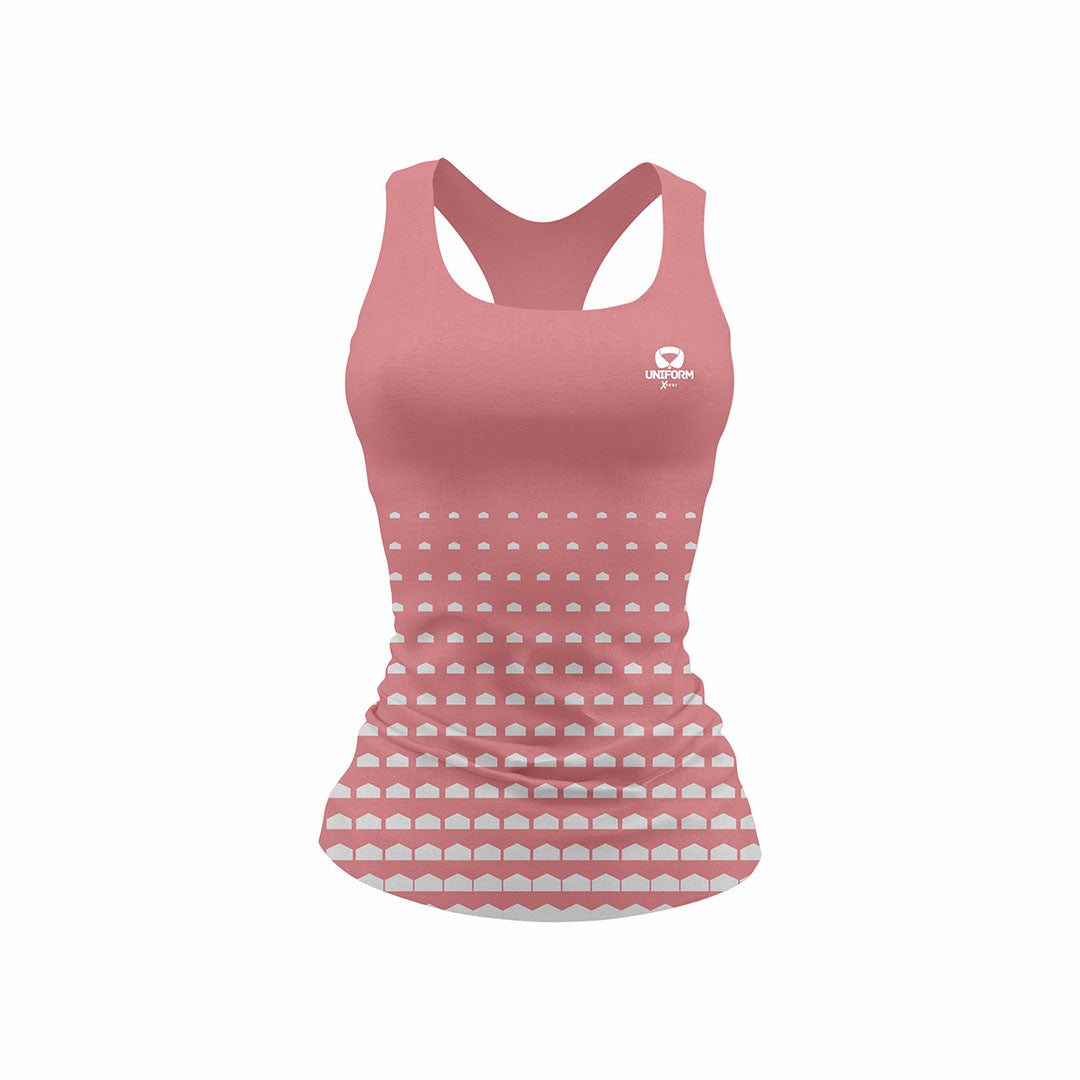 Baby Pink Women's Netball Uniform: Stand out on the court with our charming baby pink netball uniform for women. This set features a breathable jersey and matching shorts, designed for agility and comfort during gameplay. Play with style and confidence in our premium set. Keywords: baby pink women's netball uniform, netball jersey, netball shorts