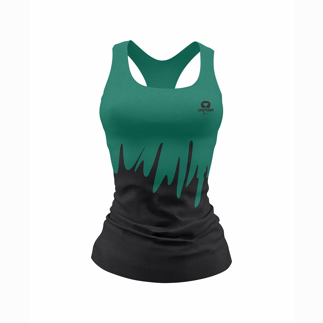 Green Women's Netball Uniform: Stand out on the court with our vibrant green netball uniform for women. This set features a breathable jersey and matching shorts, designed for agility and comfort during gameplay. Dominate the game in style with our premium set. Keywords: green women's netball uniform, netball jersey, netball shorts