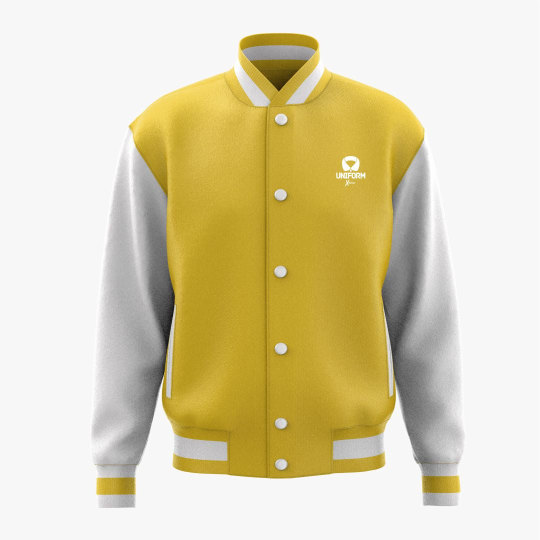 Uniform Xpert Custom Varsity Jackets, made with premium materials. Customize for teams, schools, or personal use. Available in various colors and sizes. Stylish, durable, and comfortable.