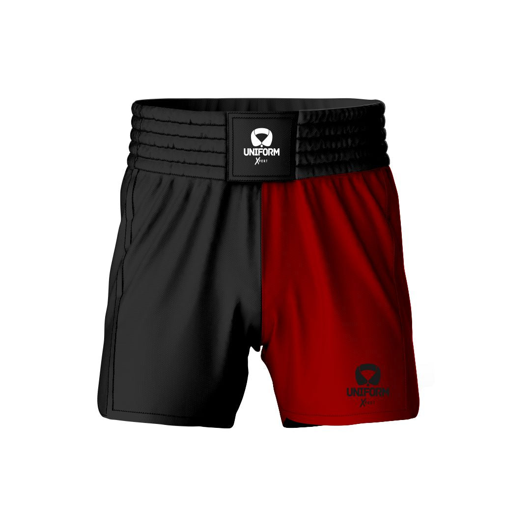 Red MMA Shorts: Ignite your training sessions with our bold red MMA shorts. Crafted for durability and flexibility, these shorts provide exceptional comfort and freedom of movement during intense workouts. Stand out in the gym with our premium red design. Keywords: red MMA shorts, mixed martial arts shorts, training gear, athletic shorts