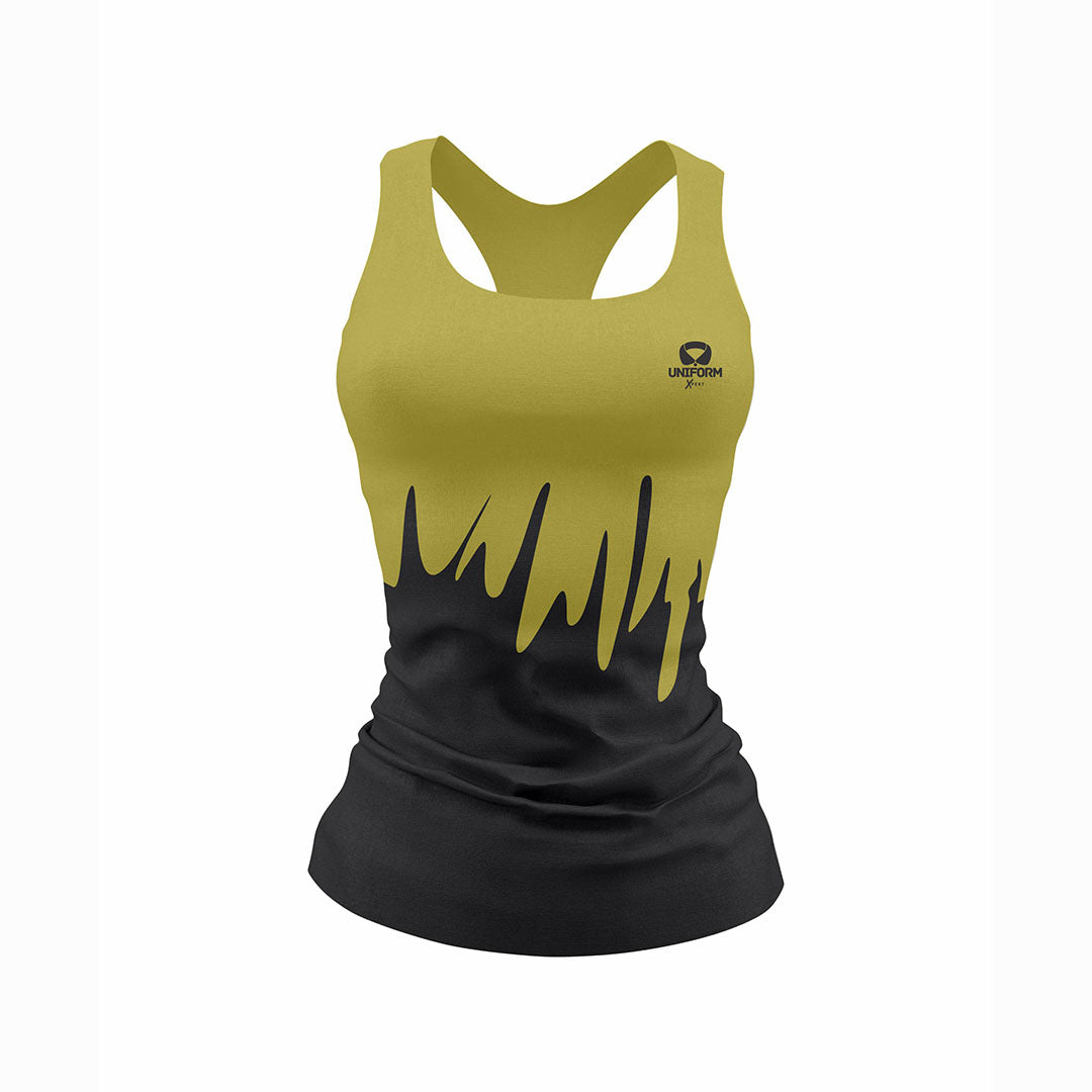 Yellow Women's Netball Uniform: Radiate positivity on the court with our vibrant yellow netball uniform for women. This set includes a breathable jersey and matching shorts, designed for agility and comfort during gameplay. Shine bright and play with confidence in our premium set. Keywords: yellow women's netball uniform, netball jersey, netball shorts