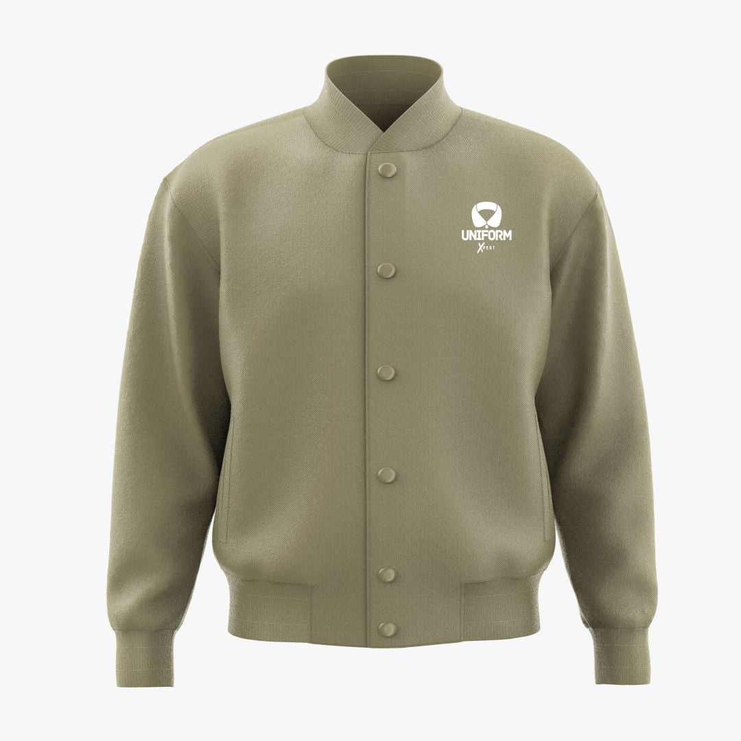 Uniform Xpert Custom Varsity Jackets, made with premium materials. Customize for teams, schools, or personal use. Available in various colors and sizes. Stylish, durable, and comfortable.