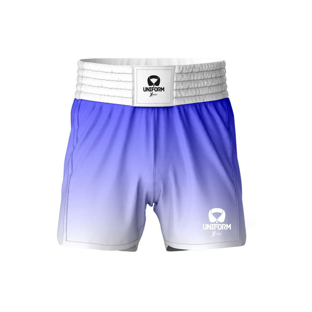 Blue MMA Shorts: Enhance your training with our sleek blue MMA shorts. Crafted for durability and flexibility, these shorts offer exceptional comfort and freedom of movement during intense workouts. Stand out in the gym with our premium blue design. Keywords: blue MMA shorts, mixed martial arts shorts, training gear, athletic shorts