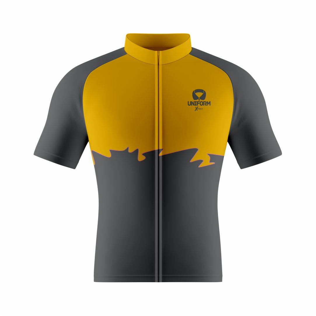 Yellow Cycling Uniform: This eye-catching yellow cycling set features a breathable jersey and shorts. Perfect for road and mountain biking, it ensures comfort, performance, and an aerodynamic fit. Ideal for cyclists who want to stand out with a bright and energetic look. Keywords: yellow cycling uniform, cycling jersey, cycling shorts, road biking, mountain biking, professional cycling, cycling kit, cycling apparel, cycling gear, biking clothes, cycling outfit