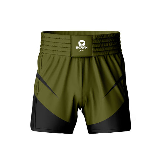 Dark Green MMA Shorts: Dominate your training sessions with our bold dark green MMA shorts. Crafted for durability and flexibility, these shorts provide exceptional comfort and freedom of movement during intense workouts. Stand out in the gym with our premium dark green design. Keywords: dark green MMA shorts, mixed martial arts shorts, training gear, athletic shorts