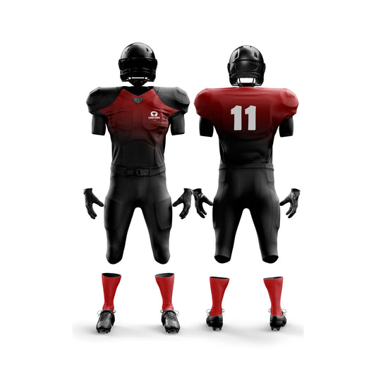 Uniform Xpert American Football Uniform: Premium quality football gear designed for peak performance and durability on the gridiron. This elite football uniform features advanced moisture-wicking technology, reinforced stitching, and a sleek, professional design. Perfect for athletes in the USA, UK, Canada, and beyond, ensuring ultimate comfort and style during intense football games and practice sessions.