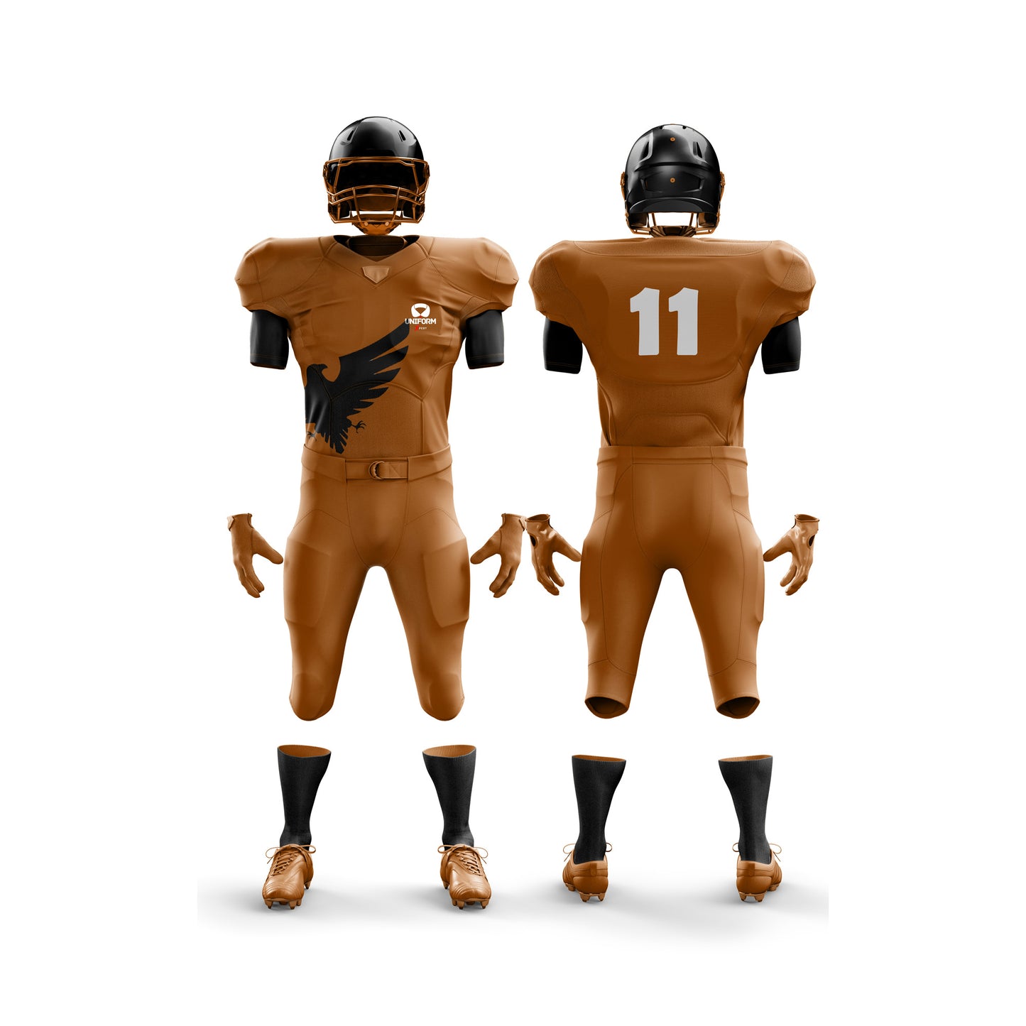 This file depicts the Uniform Xpert American Football Uniform, designed for elite performance on the football field. It features advanced moisture-wicking technology, reinforced seams, and a professional design. Ideal for athletes in the USA, UK, Canada, and globally, ensuring comfort and durability during competitive games and practices.