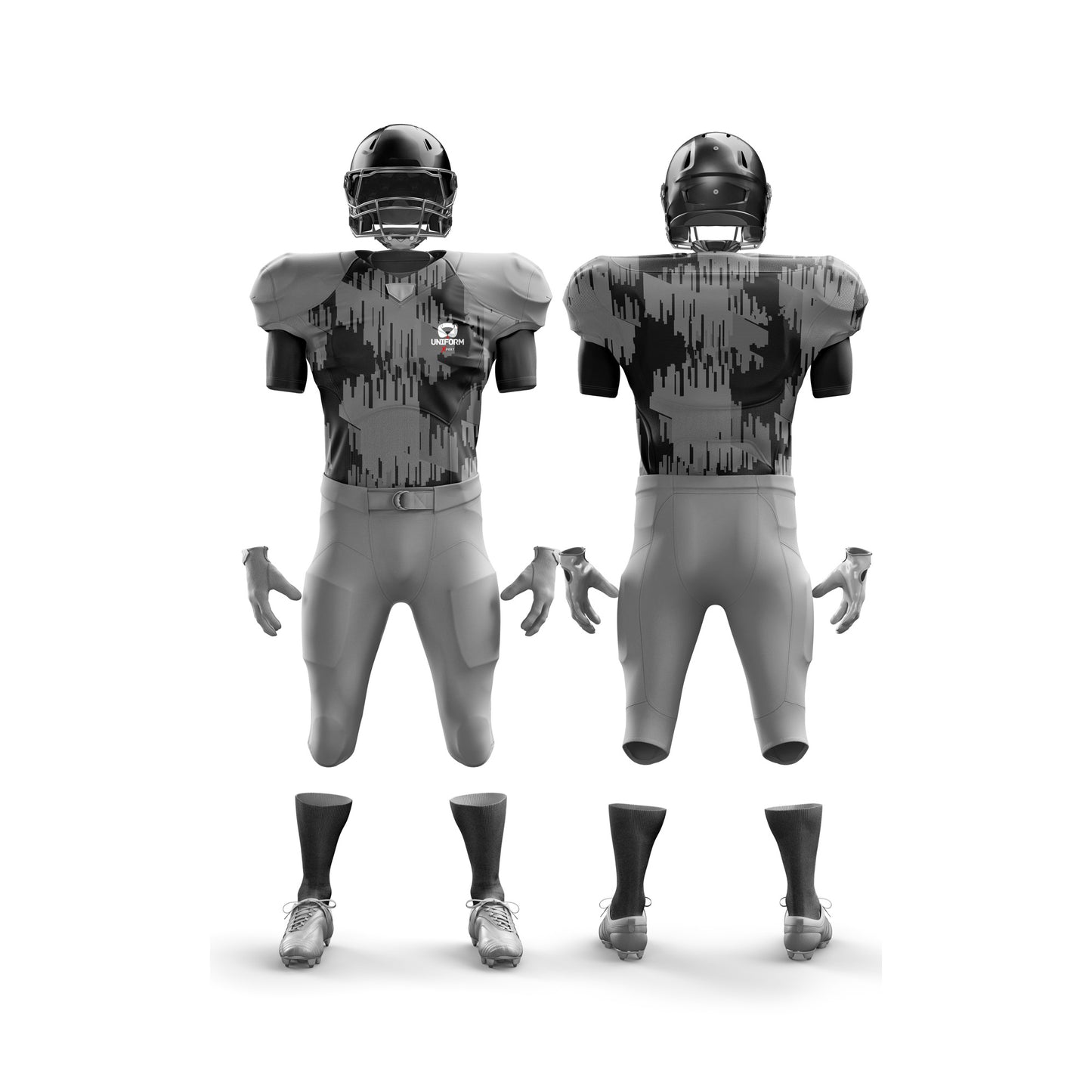 Uniform Xpert American Football Uniform: Designed for elite athletes with the durability and comfort needed to excel in intense games and practices. Ideal for football players in the USA, UK, Canada, featuring advanced moisture-wicking technology, reinforced seams, and a sleek, professional design. Perfect for achieving peak performance during competitive seasons, comparable to the intensity of the cricket world cup.