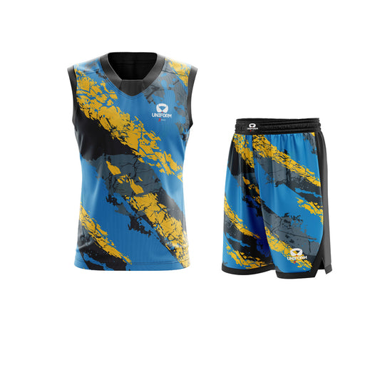 Dynamic Basketball Uniform Package | Custom Jerseys & Shorts for Teams