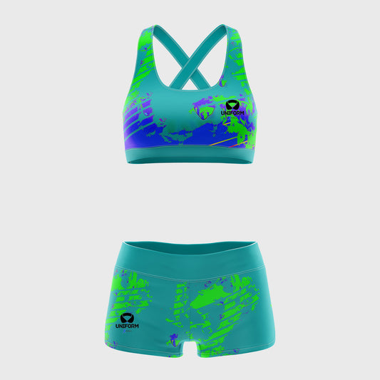 Custom Sports Bra Set | Personalized Activewear for Women Athletes