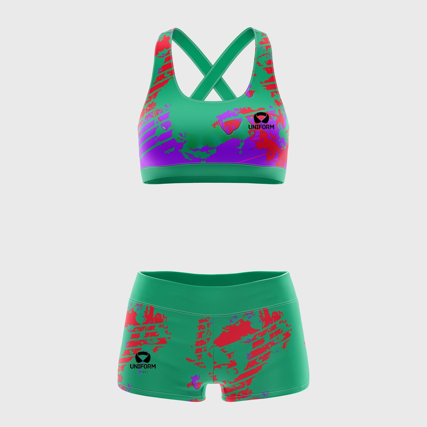 Custom Sports Bra Set | Personalized Activewear for Women Athletes