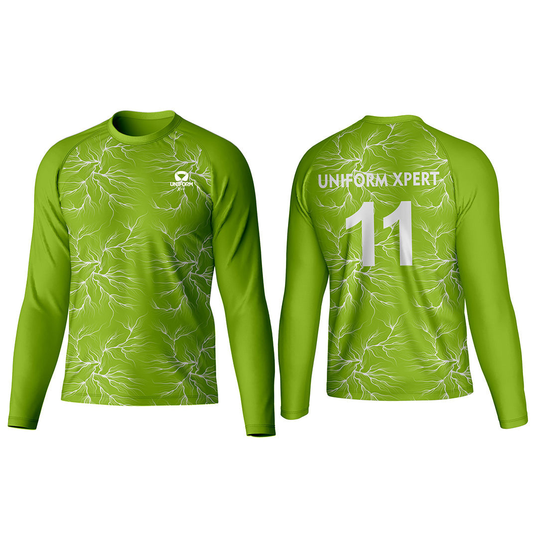 Uniform Xpert Custom Rash Guard, designed from high-quality materials. Perfect for water sports and outdoor activities. Available in various colors and sizes, fully customizable for a unique look and optimal fit. Provides excellent protection, comfort, and durability.